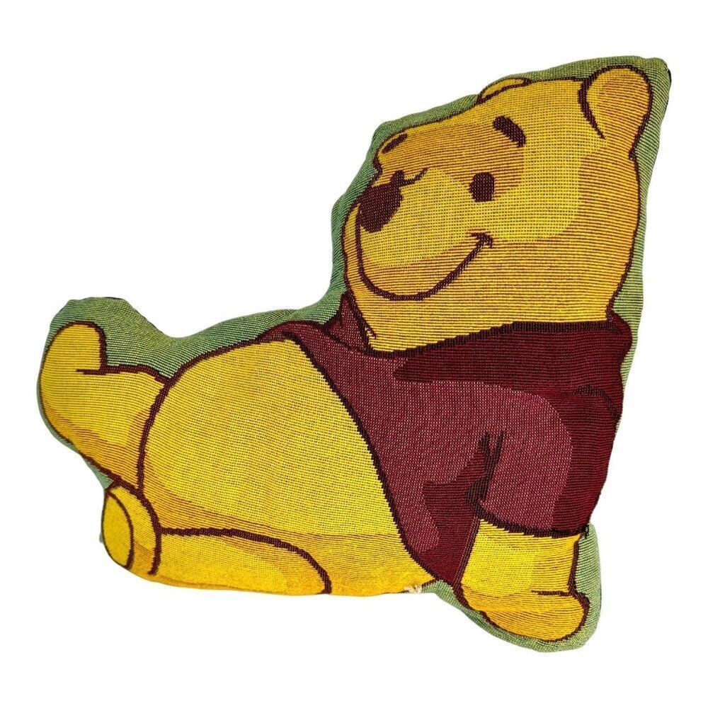 Winnie The Pooh 3D Tapestry Pillow 19” Disney Made In USA Kids Room Decor Throw